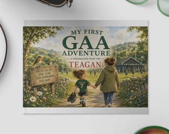 Personalised GAA Book | My First GAA Adventure | Custom Children’s Story Book | First GAA Training Gift | Irish Keepsake