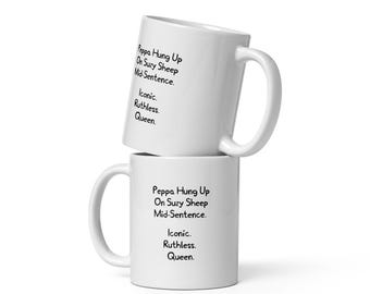 Funny Kids TV Mug | Emotional Damage Mug | Relatable Parenting Mug | Tired Mom Gift | Funny Coffee Mug | Mom Life Humor