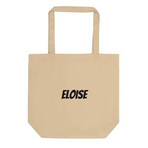 Personalized Name Eco Tote Bag | Bridal Party Bridesmaid Bride | Maid Of Honor Gift | Wedding Tote