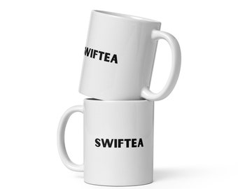 Swiftea Mug | Karma Is A Cat Mug | Funny Cat Lover Gift | Tea Lover Mug | Cute Coffee Mug | Gift For Her | Cat Mom Mug