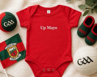 Up Mayo Baby Bodysuit | Mayo Baby Grow | Future Mayo Star | Irish Baby Gift | County Mayo | New Baby Present