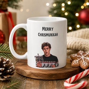 Chrismukkah Mug Funny | Merry Chrismukkah Gift | Jewish Christmas Mug | Holiday Coffee Cup | Funny Holiday Gift | OC Inspired Mug