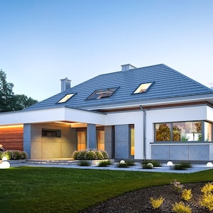 Classic Family House 17m x 18m- Modern Floor Plans, 2 Bedroom 210 m2, w/ Loft, Bedroom, Garage