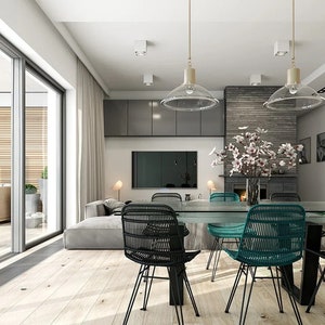 Full Detailed Modern Family House Plan 18m x 17m Modern Floor Plans, 4 Bedroom 173 m2, w/ Loft, Bedroom image 9