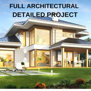 Full Detailed Iconiq House  22m x 28m- Modern Floor Plans, 3 Bedroom 200 m2, w/ , Bedroom, Garage