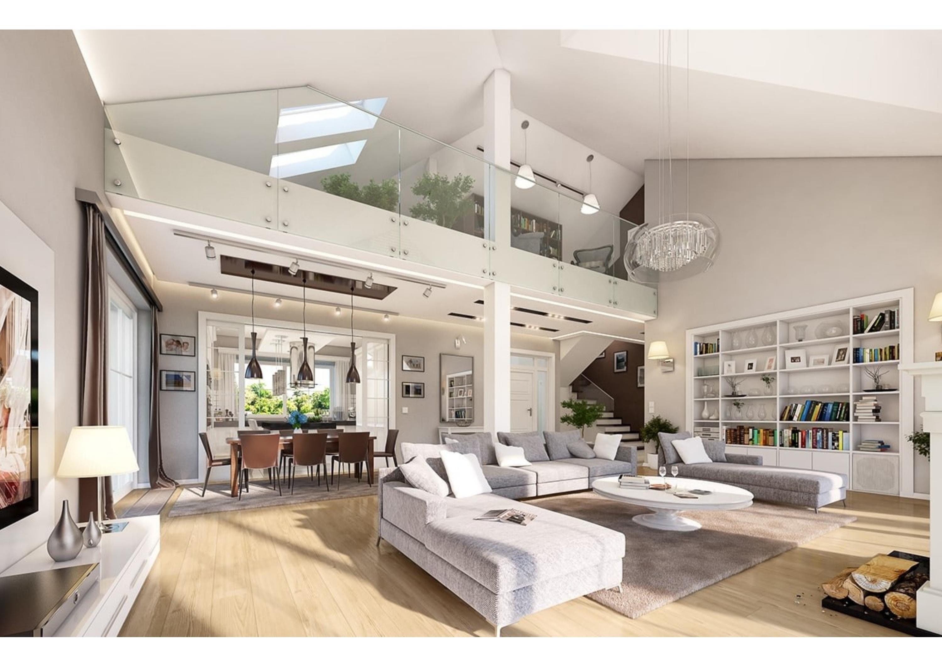 Family House Plan 13m X 21m- Modern Floor Plans, 3 Bedroom 259 M2, W ...
