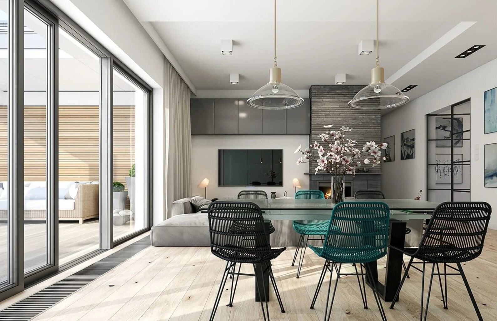 Modern Family House Plan 18m X 17m- Modern Floor Plans, 4 Bedroom 173 ...