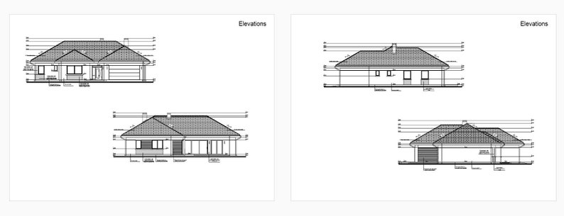 Full Detailed Modern Family House Plan 18m x 17m Modern Floor Plans, 4 Bedroom 173 m2, w/ Loft, Bedroom image 4