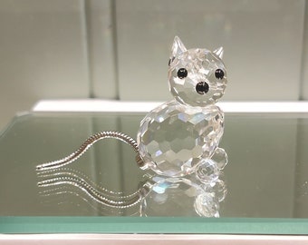 Swarovski Cat Figurine Crystal With Original Box and COA - Etsy