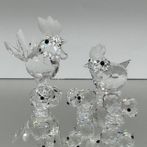 スワロフスキー チキン ファミリー - キップ - ハーン - クイケンズ - 5 デリージュ セット - ALLEN in DOOS