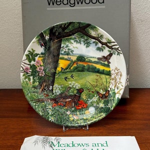 Talerz kolekcjonerski Wedgwood Limited Edition autorstwa Colina Newmana - seria Country Panorama - w pudełku