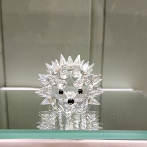 Swarovski Crystal Hedgehog Figurine - Small Oval, Boxed