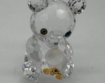 スワロフスキー Swarovski クリスタル クリスベアとハニーポット スワロフスキークリスタル クリスベア ハニーポット付き - 箱入り