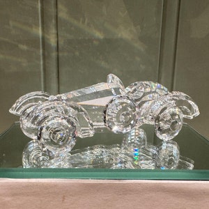 Vintage Swarovski Crystal Old Timer Car, Retired Ornament (repair