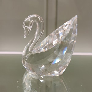 Swarovski kristal - Verlengingsgeschenk Zwaan 1995 - kristal figurine - BOXED