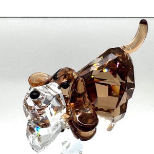 Swarovski Lovlots Gang of Dogs - Peppino - Bassett Dog- Crystal