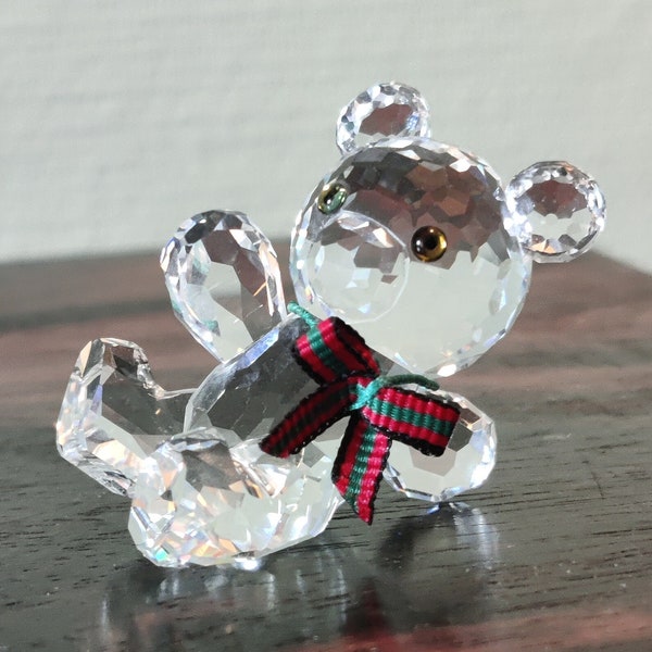 Figurine en cristal Swarovski - Kris Bear Original - Cristal Swarovski - Figurine en cristal - Ours en peluche - Figurine ours mignon - Ours en cristal