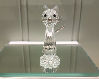 Swarovski Kristal beeldje - Réplica Swarovski Kat - EN CAJA