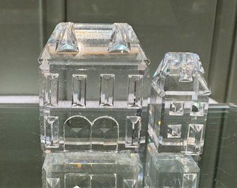 Swarovski Crystal Houses Figurine Set: Crystal Cities Series - Etsy