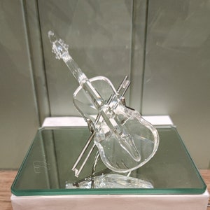 Swarovski Crystal Figurines Violin - Etsy