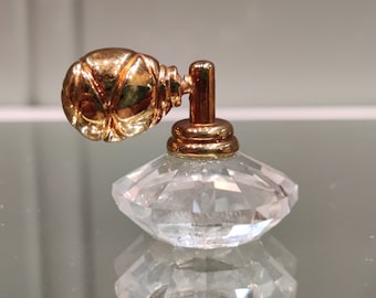 スワロフスキー 香水瓶 かすみ草とスワロフスキーの香水瓶の置物☆きみどり その他