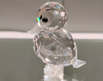 Swarovski Crystal Happy Duck Angel Figurine 5080327 - Etsy