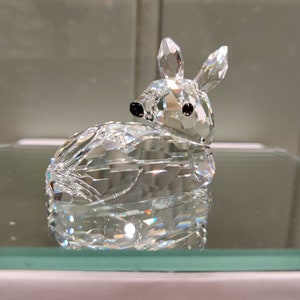 Swarovski-kristal reekleurig beeldje - Edith Mair Design (1994-1998) - VERZENDING