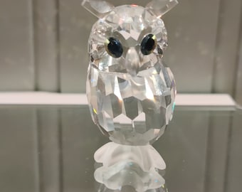 Swarovski Crystal Owl Figurine – Anton Hirzinger Design, 1996-2001