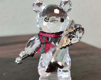 Swarovski Good Luck Kris Bear #5675983 - Etsy