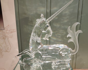 Swarovski Silver Crystal SCS Unicorn Annual Limited Edition 1996