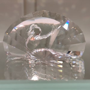 Swarovski Swarovski placca pavone regalo di rinnovo società di cristallo - Kristal - placca