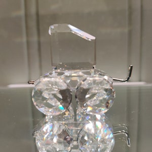 Boxed Swarovski Crystal Tender Wagon Figurine - Retired