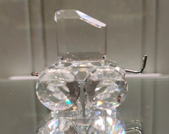 Figura de carroza de ténder con cristales de Swarovski en caja - Retirada