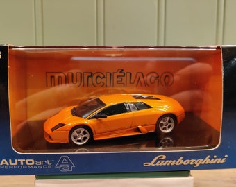 ミニカー AUTO ART 1/12 Lamborghini Murcielago 1/12 Autoart Lamborghini Murcielago (Metallic Orange) Car