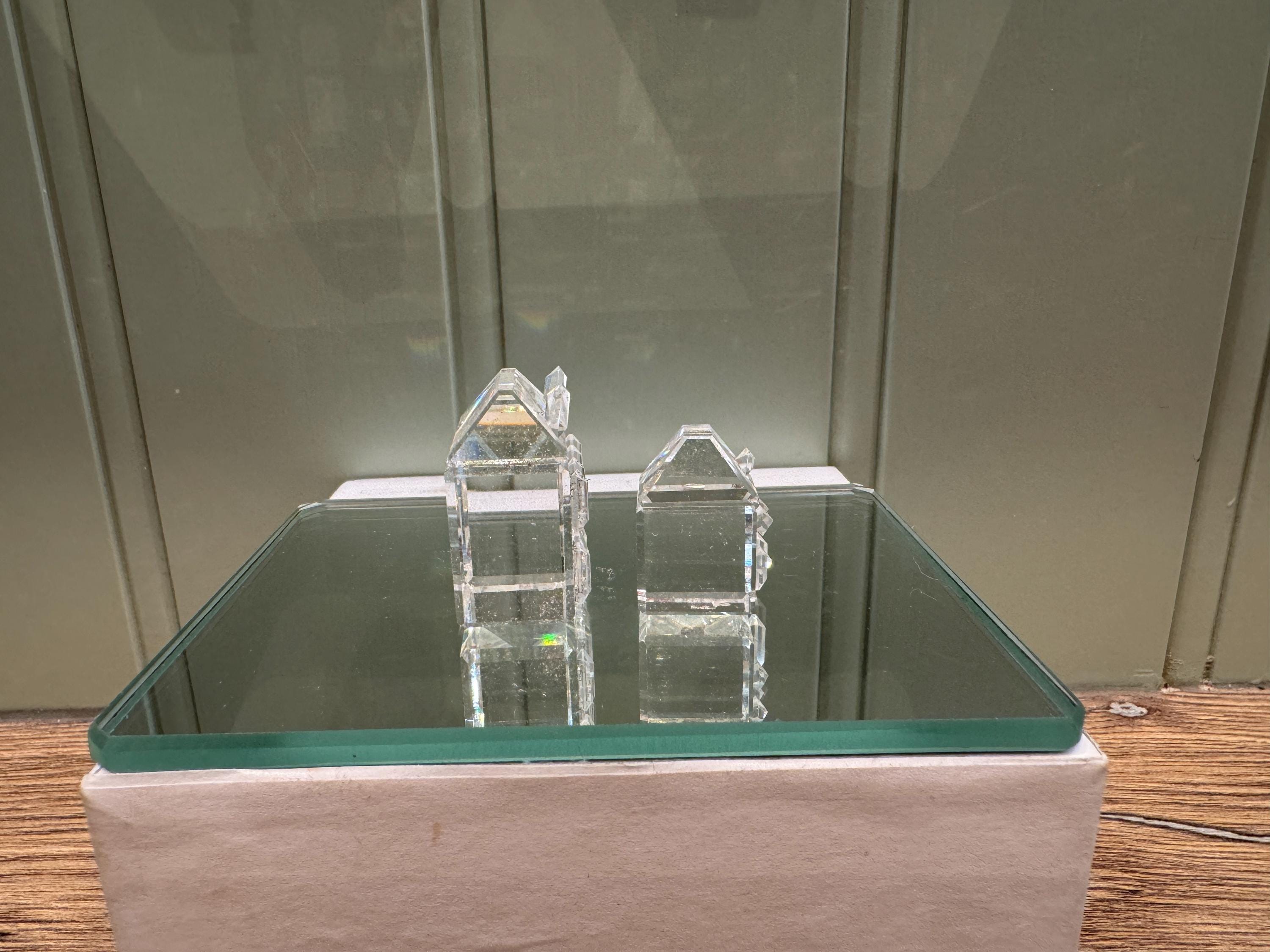 Swarovski Crystal Houses Figurine Set: Crystal Cities Series - Etsy