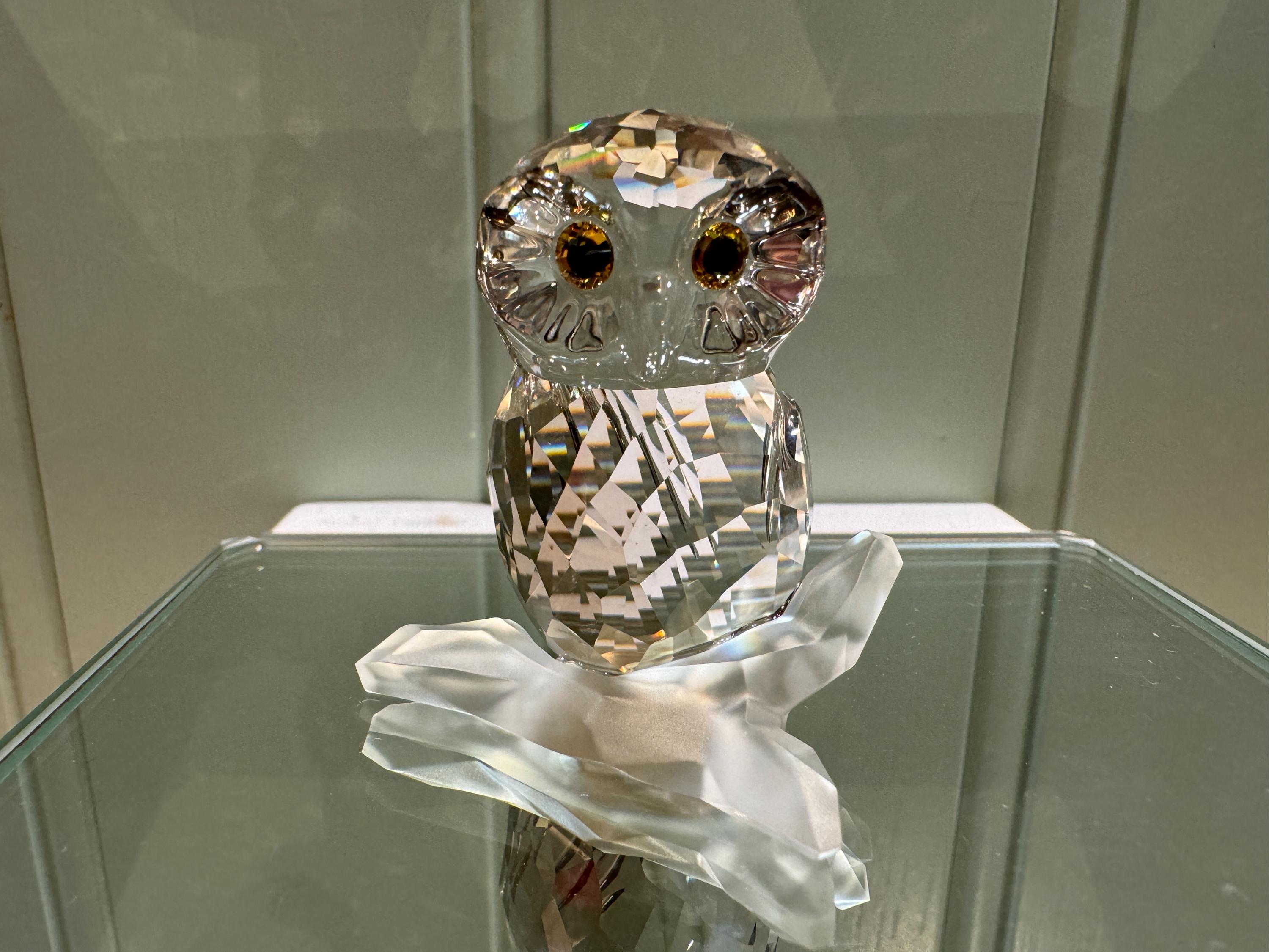 【極美品】SWAROVSKI スワロフスキー オブジェ OWL(L) SWAROVSKI（スワロフスキー） ハリーポッター ヘドウィグ Hedwig