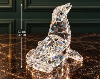 置物 Swarovski Sealife Jack&Johnny Vintage - Lovlots Sealife “johnny the Penguin” Crystal Figurine