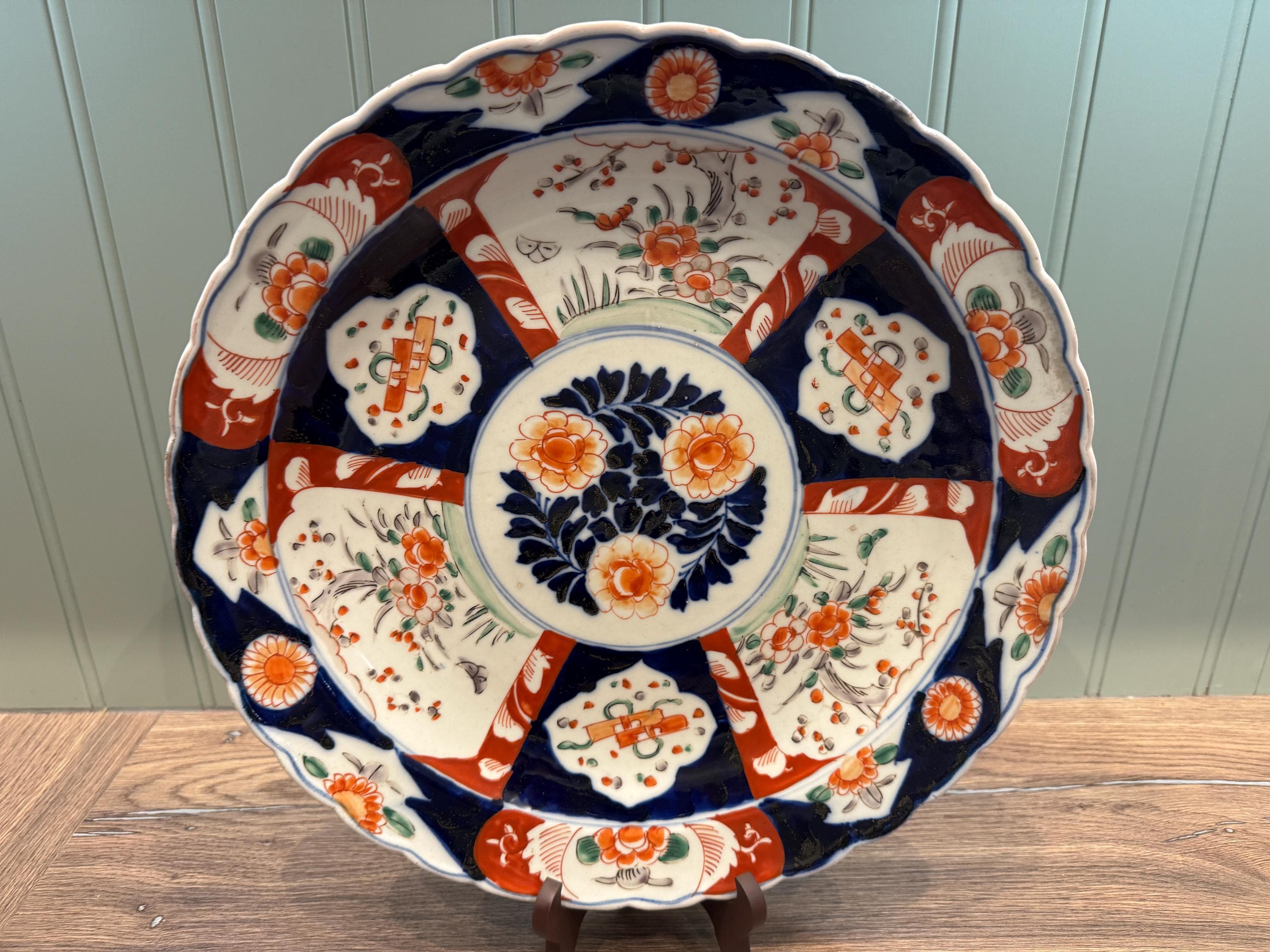 大皿 古伊万里 古伊万里の大皿。伊万里皿。古伊万里大皿