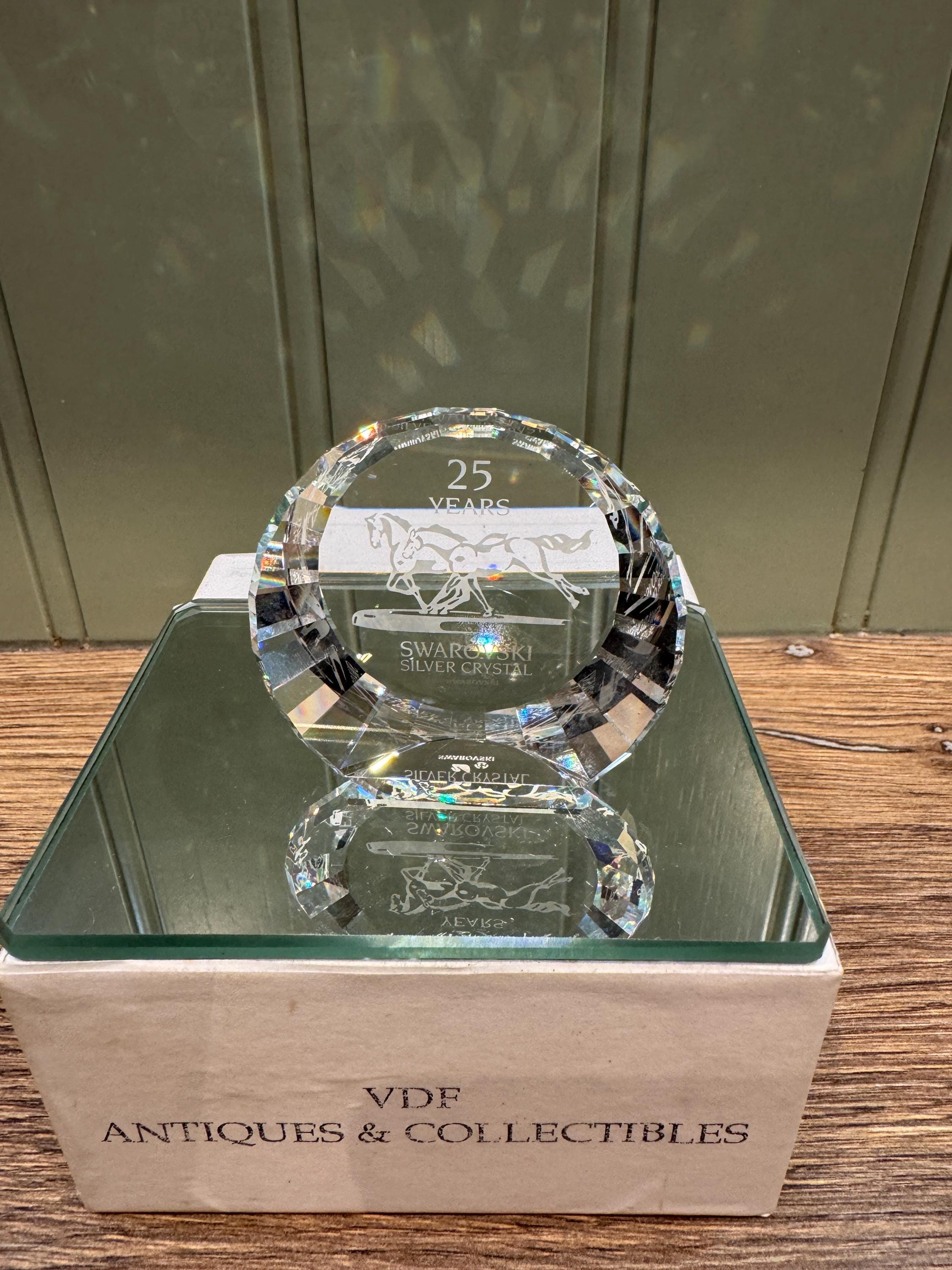 スワロフスキークリスタル 25周年記念 ワイルドホース プレート