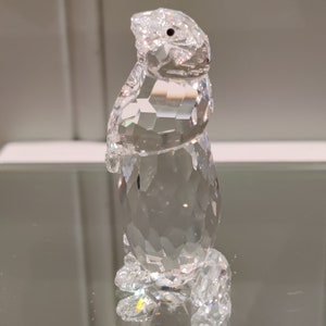 Figurine en cristal Swarovski marmotte Swarovski marmotte animal mignon figurine animal en cristal cristal Swarovski BOXED image 3