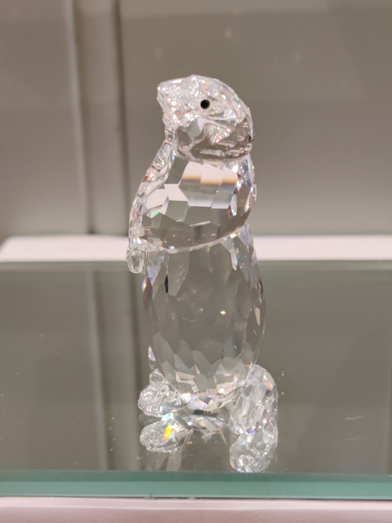 Figurine en cristal Swarovski marmotte Swarovski marmotte animal mignon figurine animal en cristal cristal Swarovski BOXED image 3