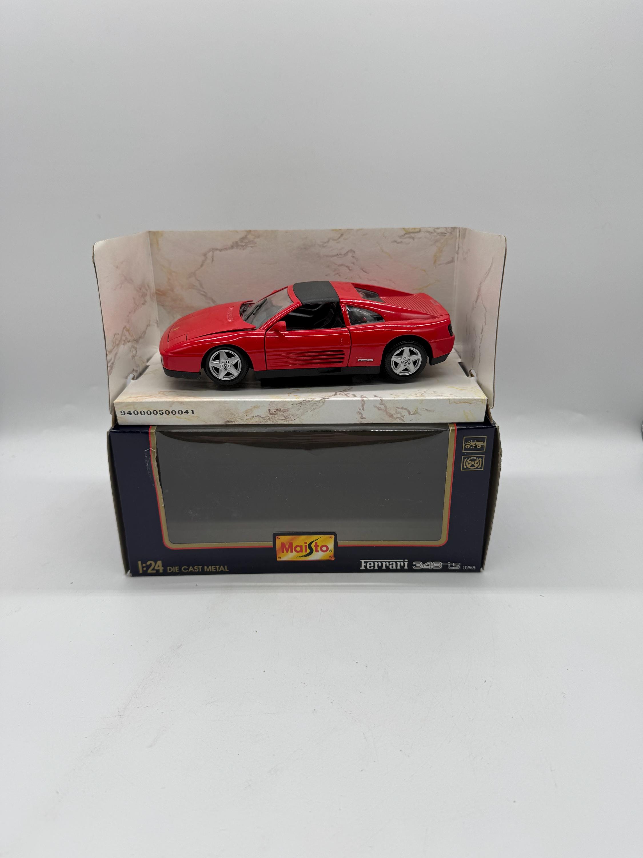 Maisto Ferrari 348 TS 1990 Diecast Model 1:24 Scale – Red – Boxed