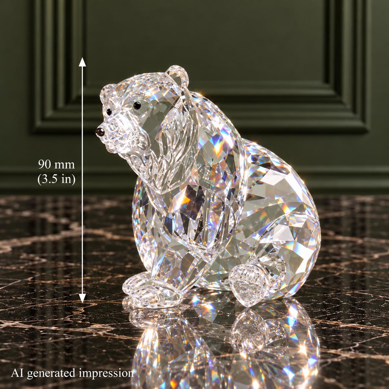Swarovski Crystal Grizzly Bears - Etsy