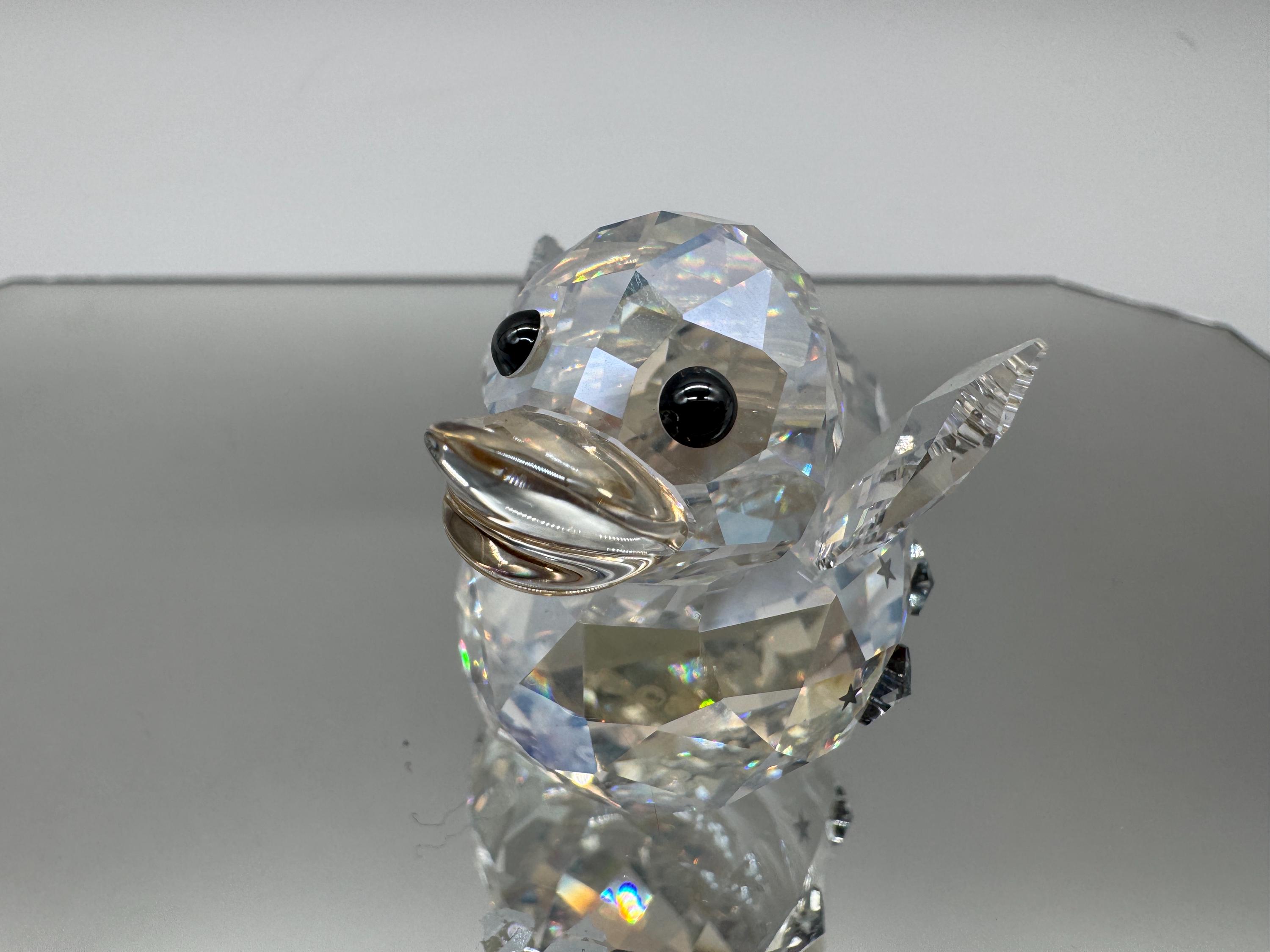 スワロフスキークリスタルエンジェルダックフィギュア – 箱入り