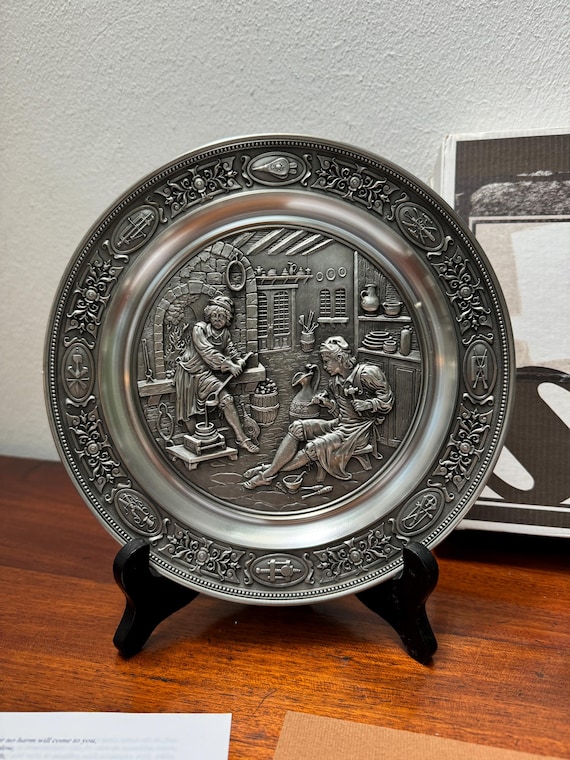 SKS Pewter Limited Edition Collectors' Plate 