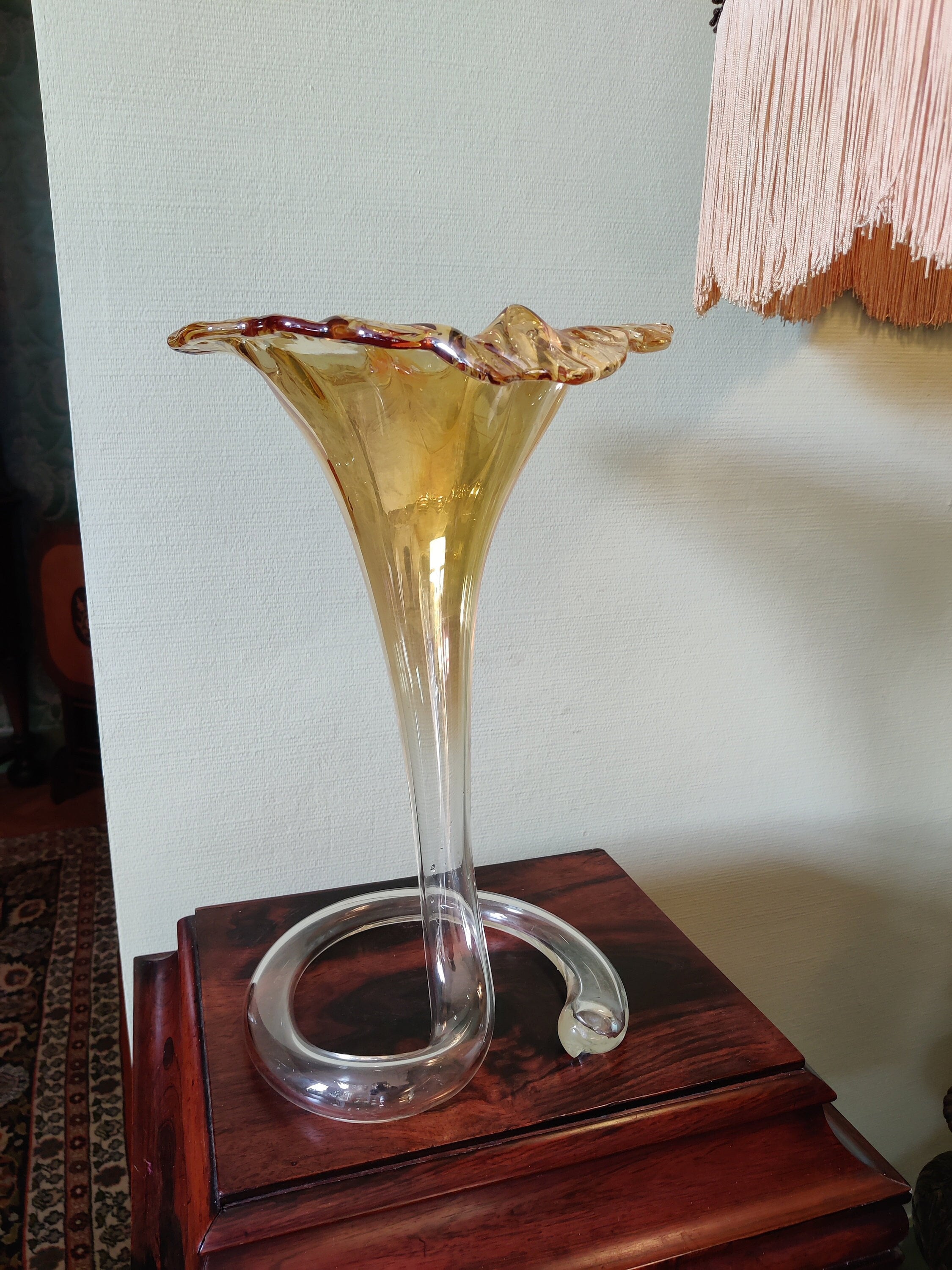 Stiver Glass Vase - Etsy