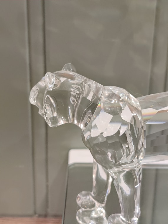 Swarovski Crystal Tiger Figurine - Endangered Species Collection