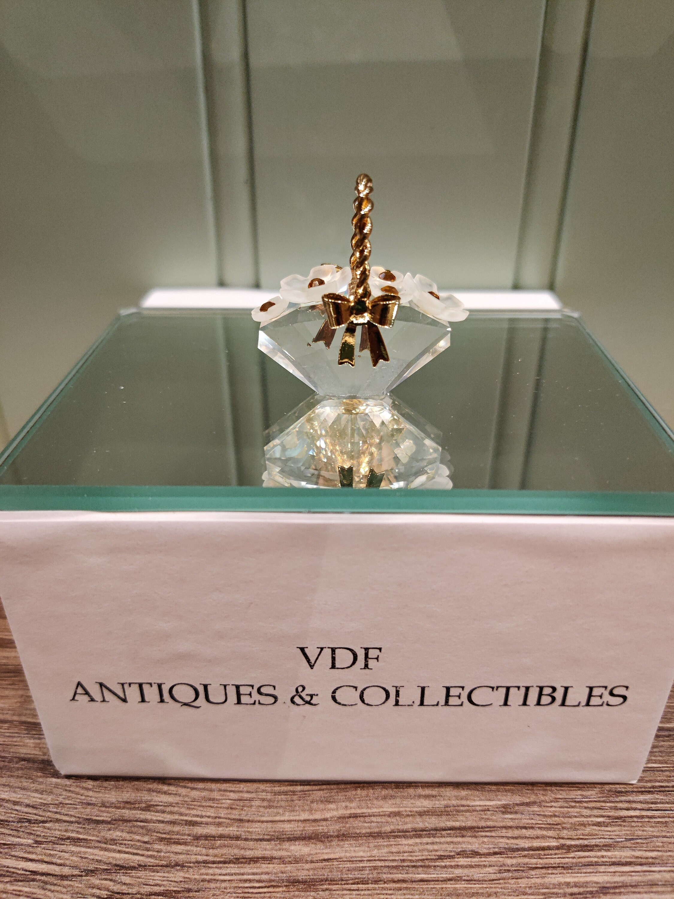 SWAROVSKIスワロフスキー　クリスタルメモリー　ジョーロ、木馬、花籠 スワロフスキー置物・アクセサリー専門店 ☆プラネタリウム☆ 工芸品