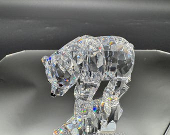スワロフスキー Swarovski クリスタル クリスベアとハニーポット スワロフスキークリスタル クリスベア ハニーポット付き - 箱入り