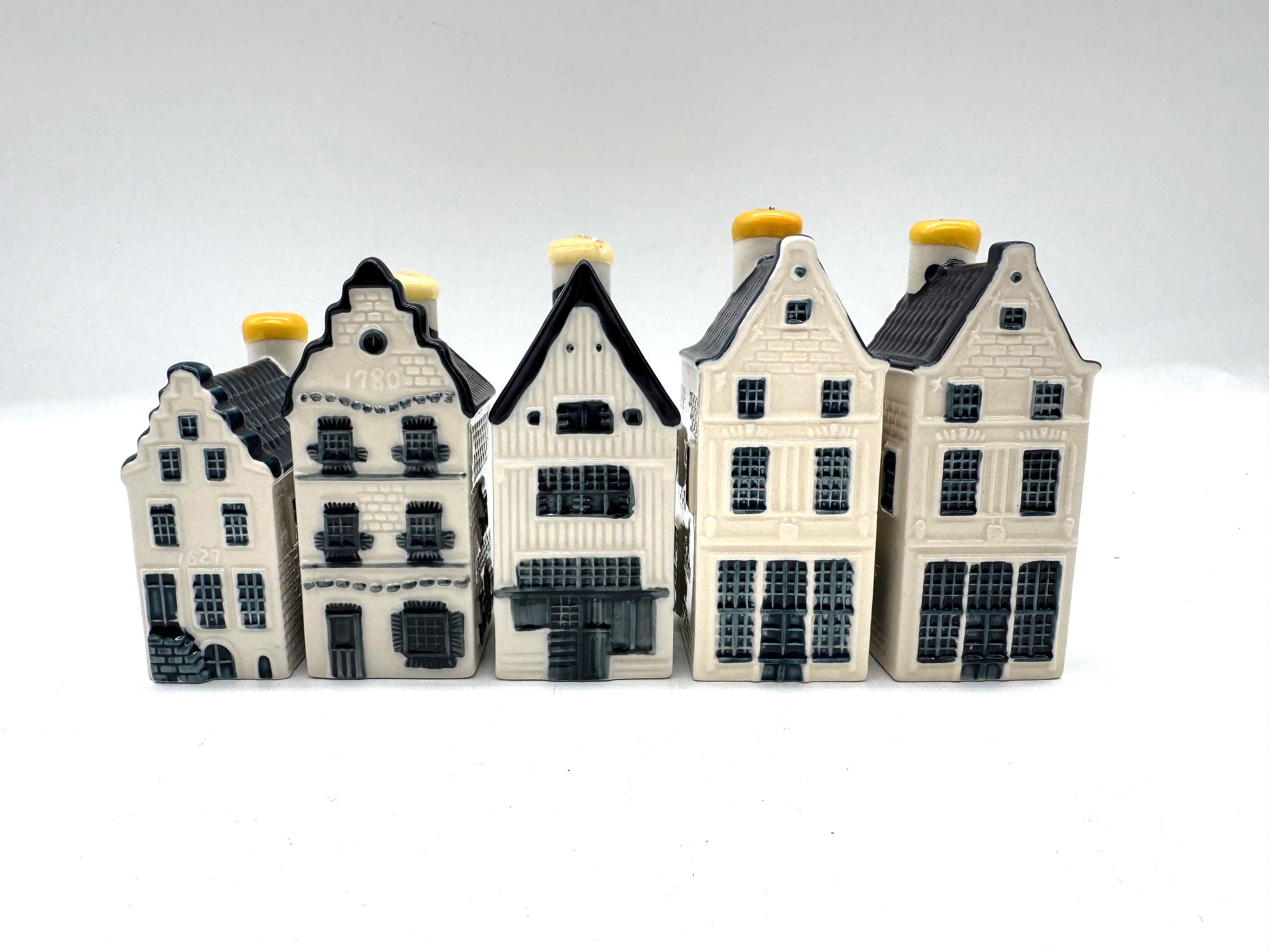 KLM Amsterdam Houses: Miniature Porcelain Dutch Canal House